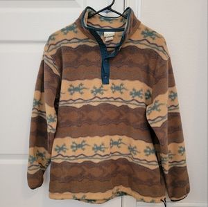 Rare Vintage LL Bean Lizard Fleece